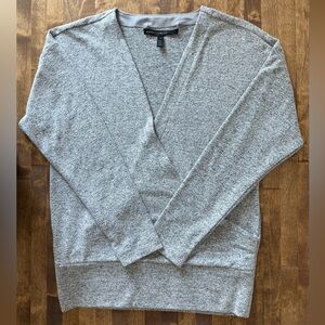White House Black Market Heathered Gray Sweater NWOT